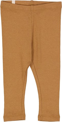 Wheat Rib leggings - Caramel